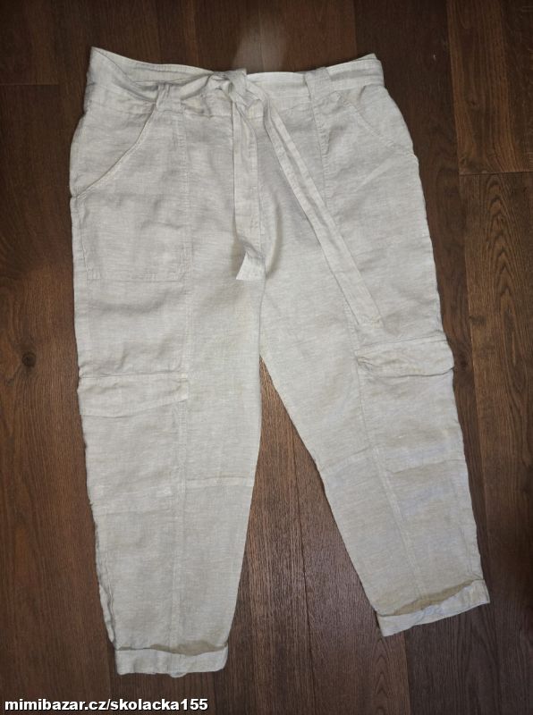 Pohodlné letní linen kraťasy zn.M&S JAEGER, v.44