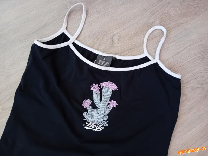 LETNÍ TOPÍK S VÝŠIVKOU - vel.L / zn.Thoyo