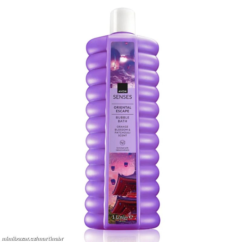 Pěna do koupele s vůní pačuli a květu pomerančovní