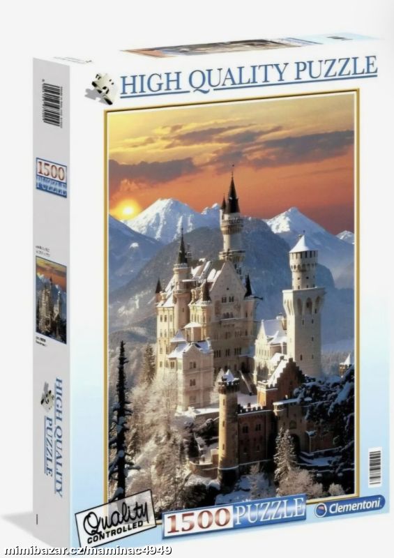 Prodám nové.puzzle 1500 díl. zámek Neuschwanstein