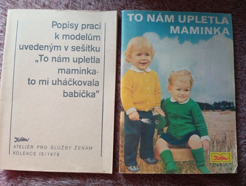 Ateliér Květen-2x sešit-To nám upletla., uháčkovala