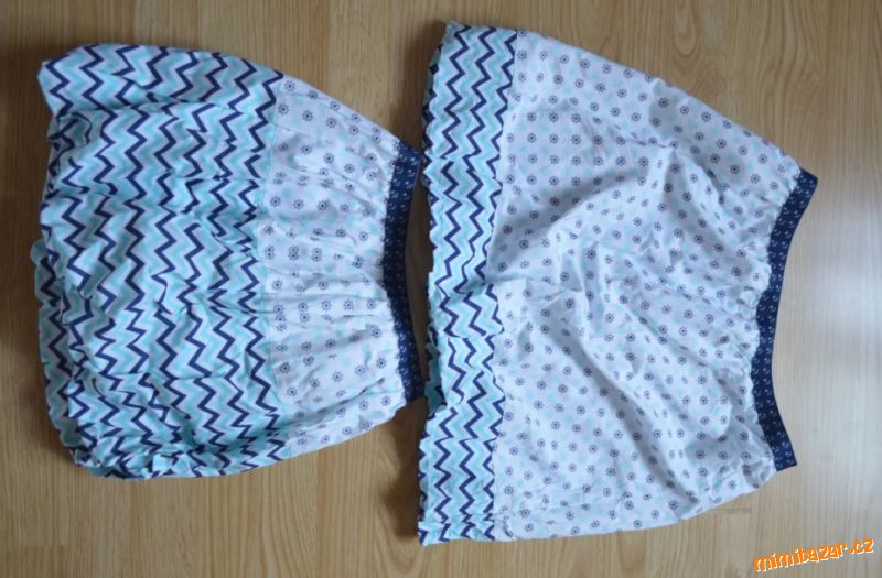 Sukně máma a dcera vel. L-XL/ 128-140-nové