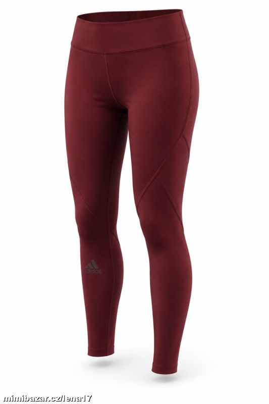 Vínové legíny-Adidas, L-38/40