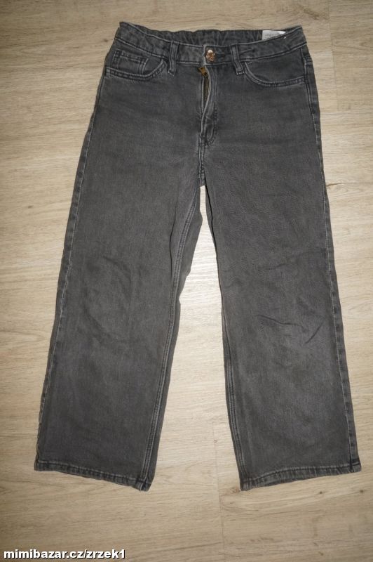 H&M módní široké džíny vel.122
