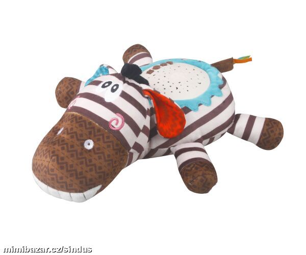 Projektor zebra s hudbou 35cm