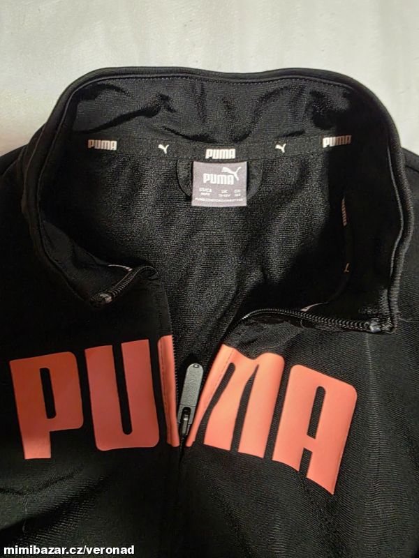 KRASNA MIKINA PUMA VEL.152 100% STAV vyzkoušená