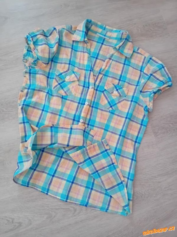 DÁMSKÁ KOŠILE S KAPSAMI - vel.XL / zn.Okay