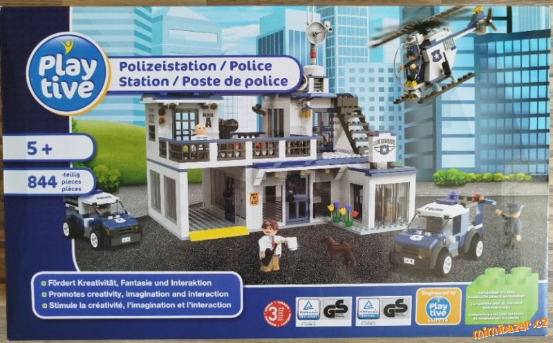 Stavebnice Playtive - policejní stanice