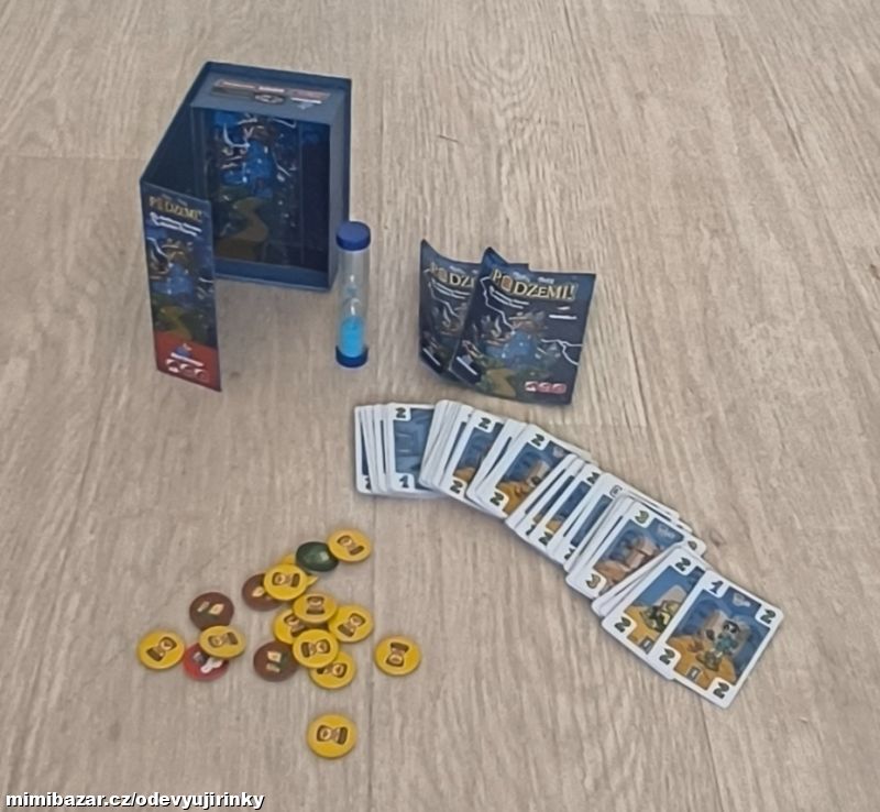 Matematická karetní hra Ťuk ťuk Podzemí
