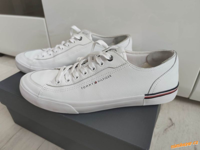 Pánské kožené tenisky Tommy Hilfiger