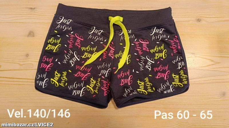 Dívčí kraťasy, šortky letní