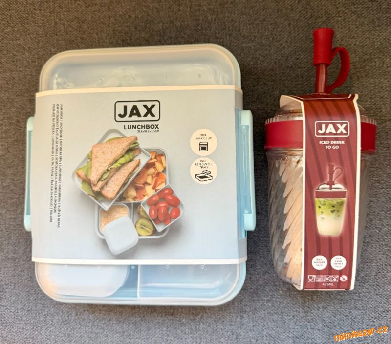 Svačinový box Jax a kelímek JAX