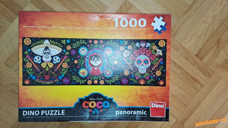 DINO Panoramatické puzzle Coco:Nezapomeň 1000
