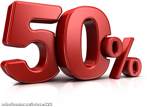 50% sleva na vse !