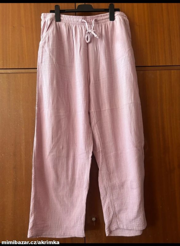 Mušelínové kalhoty vel.XL-XXL