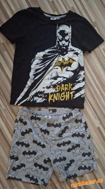 Batman chlapecké letní pyžamo vel. 134/140
