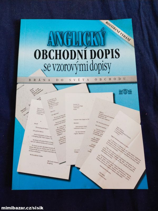 Anglický obchodní dopis se vzorovými dopisy