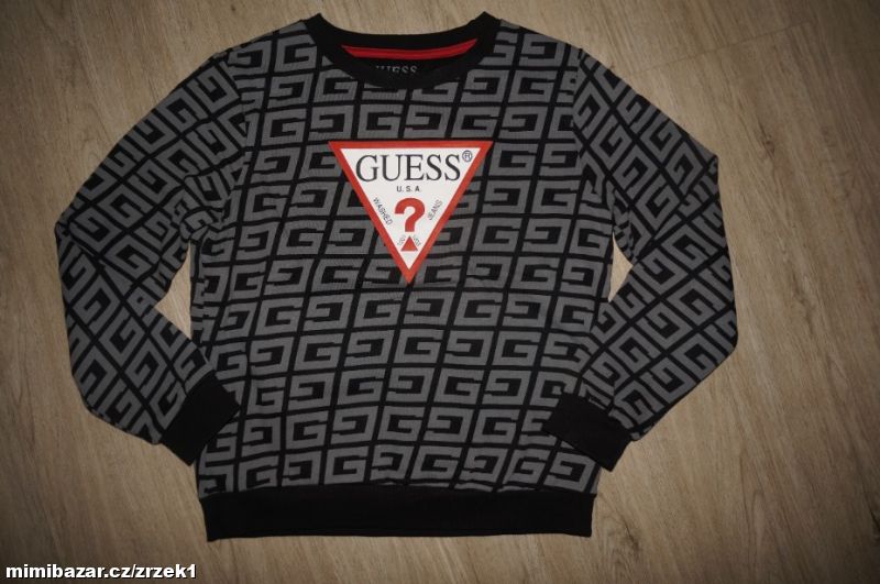 Guess dětská, chlapecká bavlněná mikina vel.140/146