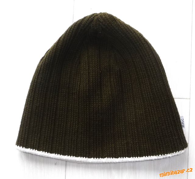Khaki zimní vlněná čepice, vel. uni