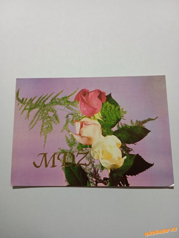 MDŽ, retro pohlednice, Československo, VF