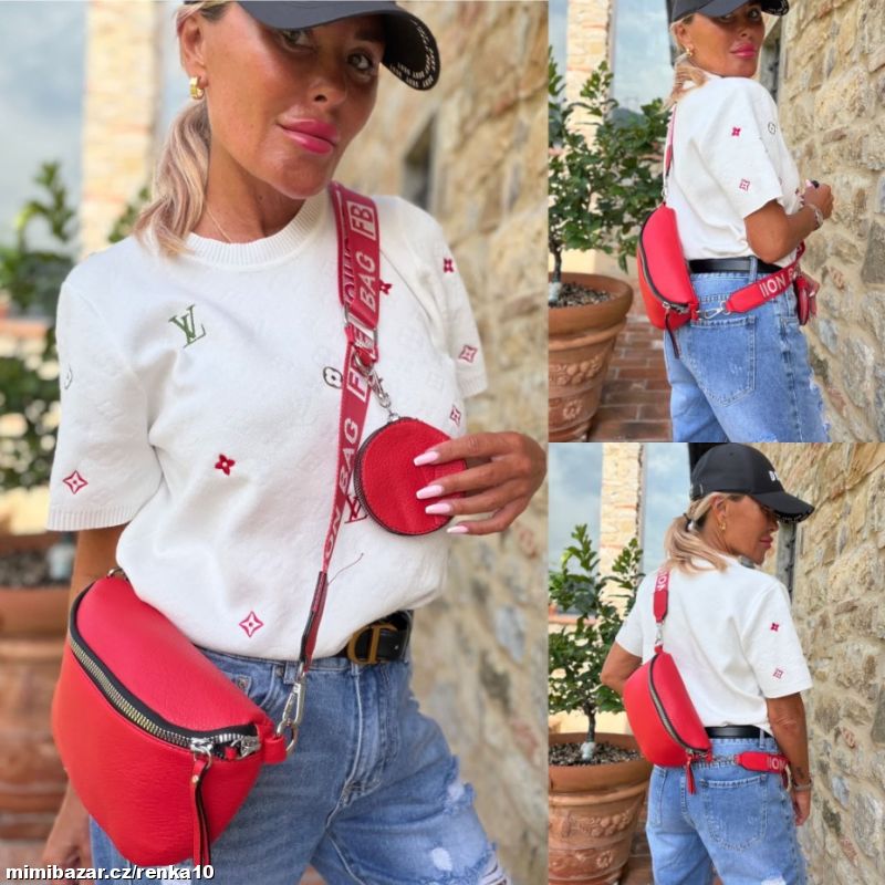 Dámská koženková ledvinka FASHION