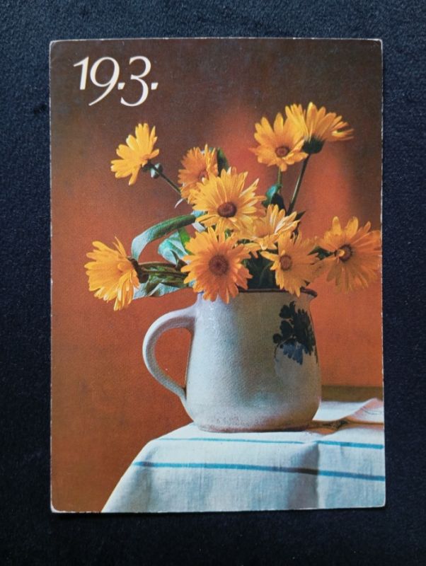 Retro pohlednice, JOSEF, 19.3., VF pohled ČSSR