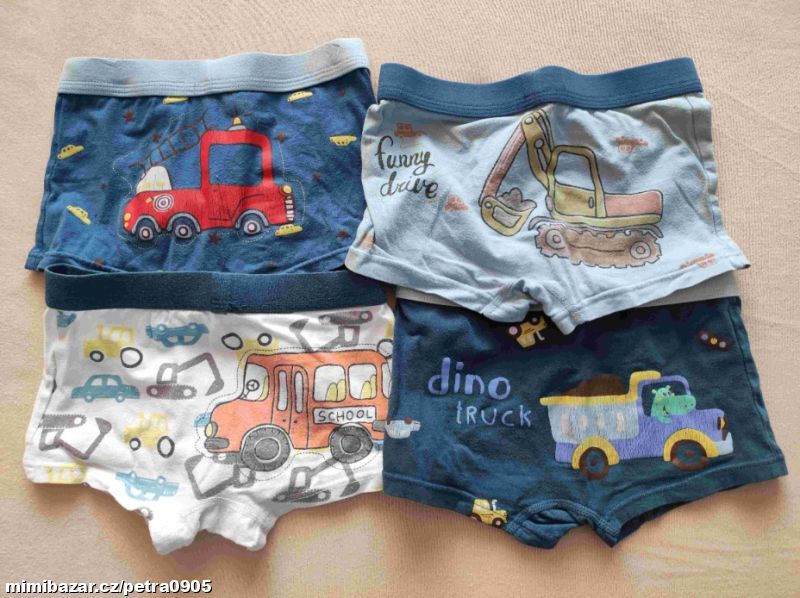 Chlapecké boxerky vel. 104 4 ks