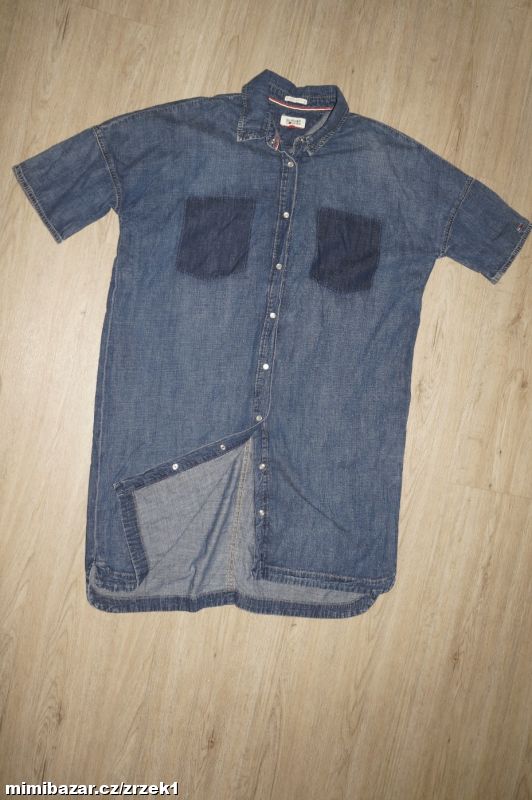 Tommy Hilfiger džínové košilové šaty vel.S