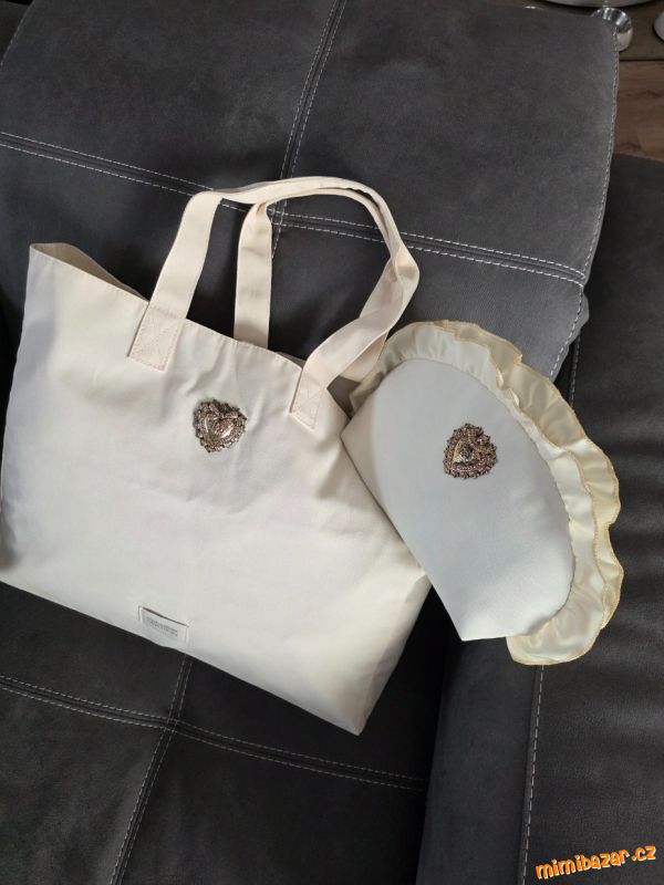 Set plátěná taška a kosm.taštička Dolce Gabbana