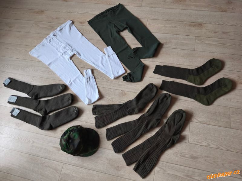 Ponožky 42-43, jager prádlo/spodky ARMY (šedé ne)