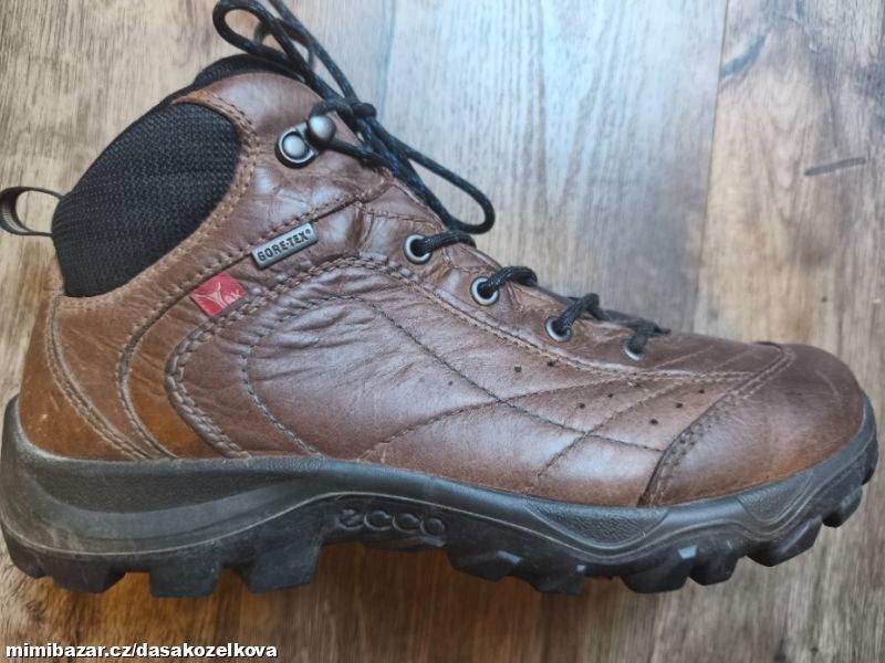 Kožené goretexové trekové boty ECCO v.42