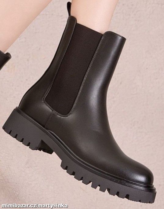Dámské chelsea boots /nízké kozačky hnědé/černé