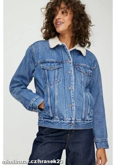 LUXUSNÍ BUNDA S KOŽÍŠKEM LEVIS 42