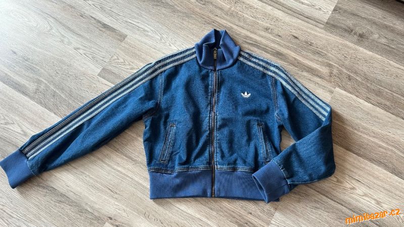 Džínová bunda ADIDAS FIREBIRD TRACK TOP DENIM