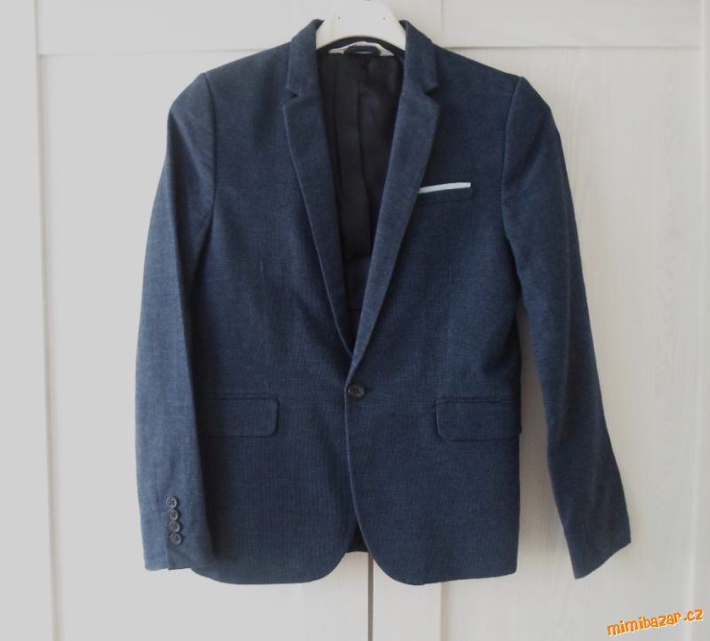 Modré sako sáčko H&M