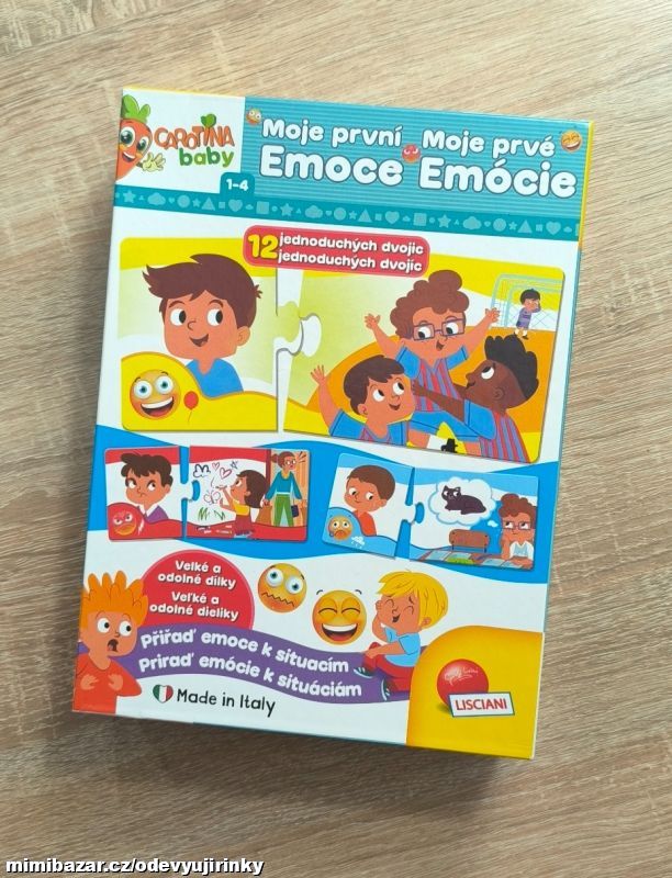 Vzdělávací hra pro nejmenší Emoce NOVÉ