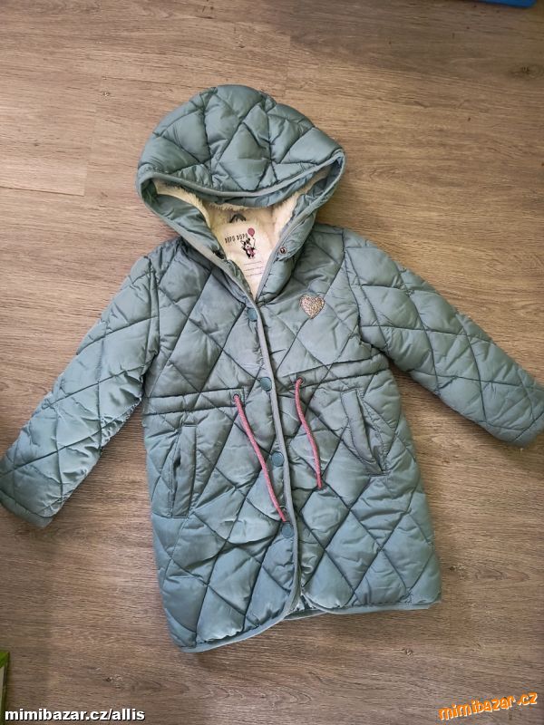 Teplý kabátek s kožešinkou