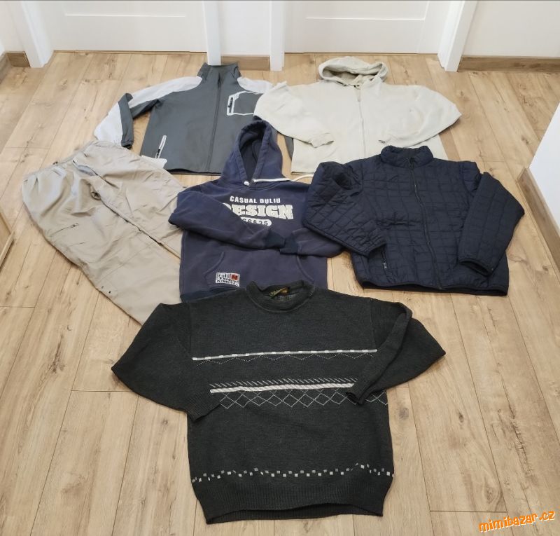 Komplet pánského teplého oblečení vel 52/54 L/XL