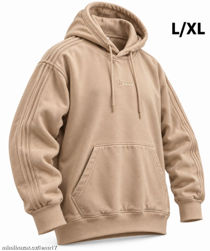 Pánská silná delší mikina Adidas vel. L/XL