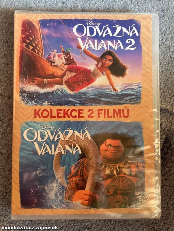ODVÁŽNÁ VAIANA KOLEKCE 1 + 2 - DVD