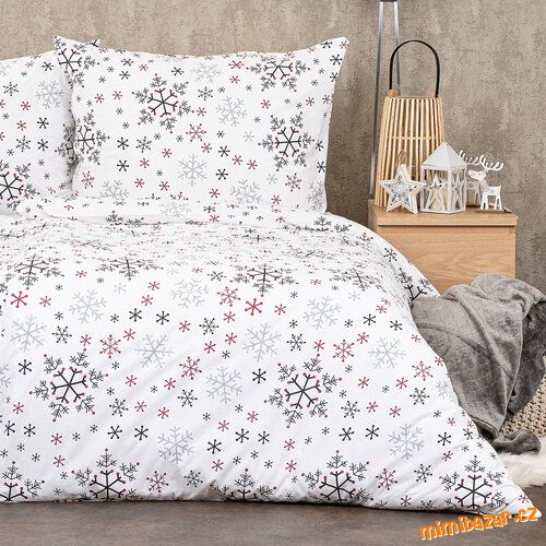 2x no..vé povlečení Snowflakes - zima, Vánoce