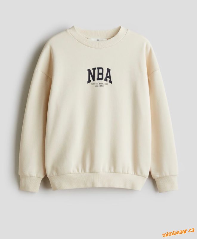 No..vá oversized basketbalová mikina NBA