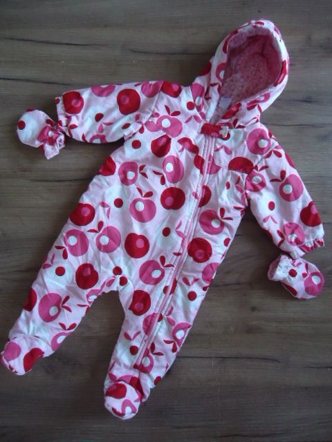 ZIMNÍ JABLÍČKOVÁ KOMBINÉZA NEXT vel. 6 - 9 m