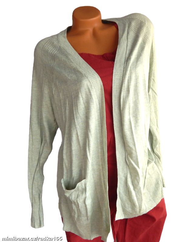 Mint slabý cardigan s kapsami vel.M/40/42