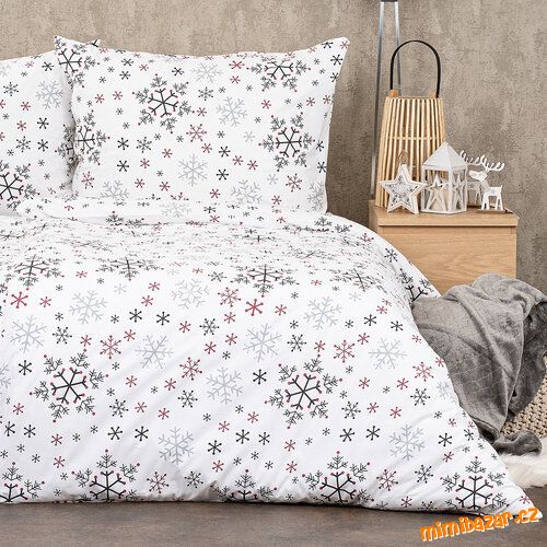 2x no..vé povlečení Snowflakes - zima, Vánoce
