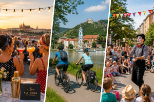 Léto klepe na dveře: Střešní retro party, cyklo ráj i živé ulice