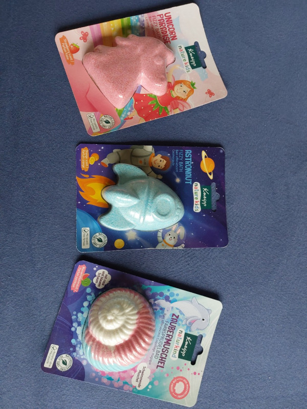 Test koupelových bomb Kneipp