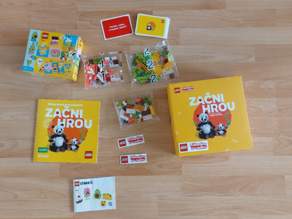 Testování dětské stavebnice Lego kamarádi z kreativního jídla