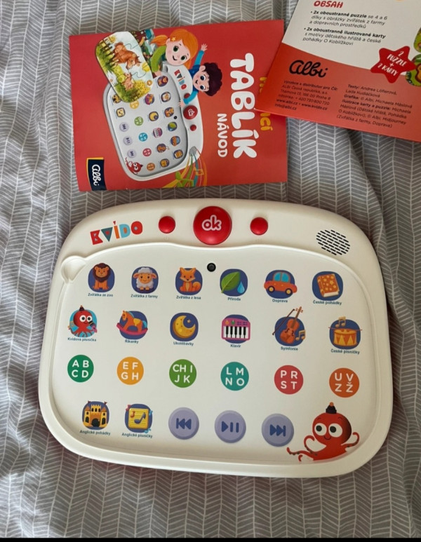 Mluvící tablík Kvído od Albi