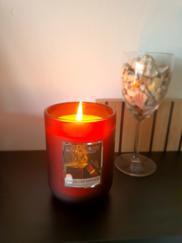 Vonná svíčka Heart & Home - Kouzelné Vánoce od Albi, testování